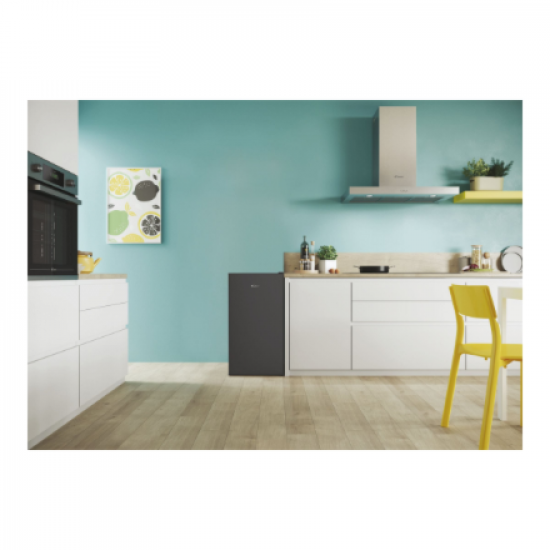 Candy Table Top Refrigerator | CHASD4385EBC | Energy efficiency class E | Free standing | Larder | Height 85 cm | Fridge net capacity 90 L | 37 dB | Black