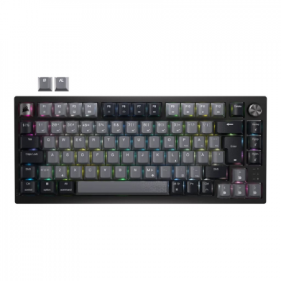 Corsair Keyboard | K65 PLUS | Mechanical Gaming Keyboard | Wireless | Nordic | Black | USB Type-A | CORSAIR MLX Red