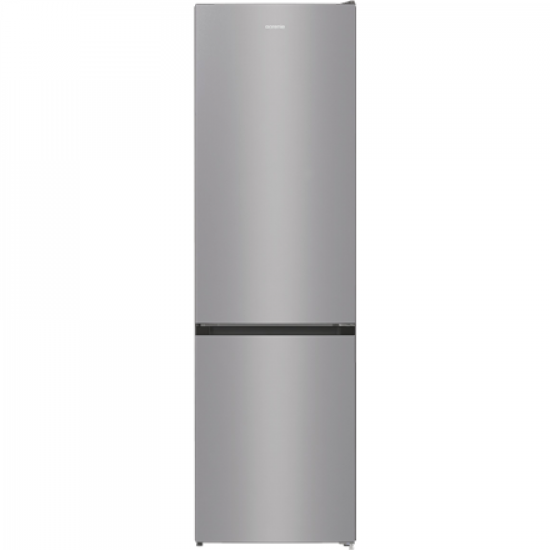 Gorenje Refrigerator | NRK6202ES4 | Energy efficiency class E | Free standing | Combi | Height 200 cm | No Frost system | Fridge net capacity 235 L | Freezer net capacity 96 L | Display | 38 dB | Grey