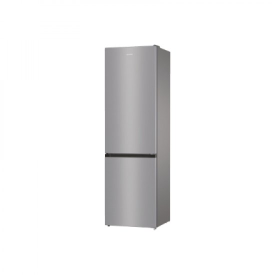 Gorenje Refrigerator | NRK6202ES4 | Energy efficiency class E | Free standing | Combi | Height 200 cm | No Frost system | Fridge net capacity 235 L | Freezer net capacity 96 L | Display | 38 dB | Grey