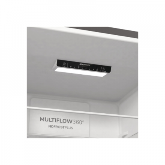 Gorenje Refrigerator | NRK6202ES4 | Energy efficiency class E | Free standing | Combi | Height 200 cm | No Frost system | Fridge net capacity 235 L | Freezer net capacity 96 L | Display | 38 dB | Grey