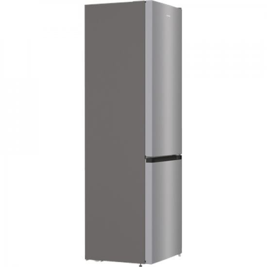 Gorenje Refrigerator | NRK6202ES4 | Energy efficiency class E | Free standing | Combi | Height 200 cm | No Frost system | Fridge net capacity 235 L | Freezer net capacity 96 L | Display | 38 dB | Grey