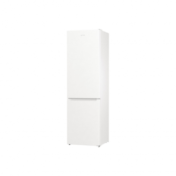 Gorenje Refrigerator | NRK6202EW4 | Energy efficiency class E | Free standing | Combi | Height 200 cm | No Frost system | Fridge net capacity 235 L | Freezer net capacity 96 L | Display | 38 dB | White