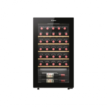 Candy | Wine Cooler | 438063 | Energy efficiency class G | Free standing | Bottles capacity 34 | Black