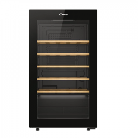 Candy | Wine Cooler | 438063 | Energy efficiency class G | Free standing | Bottles capacity 34 | Black