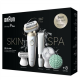 Braun Epilator | SES9-481 Silk épil 9 Flex 3D | Operating time (max) 50 min | Number of power levels 2 | Wet & Dry | White/Gold