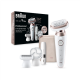 Braun Epilator | SES9-360 Silk épil 9 Flex 3D | Operating time (max) 50 min | Number of power levels 1 | Wet & Dry | White/Rose