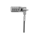 Targus DEFCON | Compact Resettable Combination Retail Lock | 1.98 m | 222 g