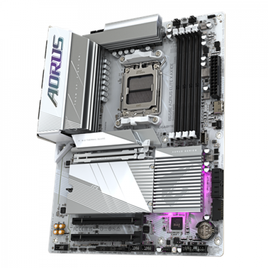 Gigabyte B650E A ELITE X ICE | Processor family AMD | Processor socket AM5 | DDR5 | Supported hard disk drive interfaces SATA, M.2 | Number of SATA connectors 4