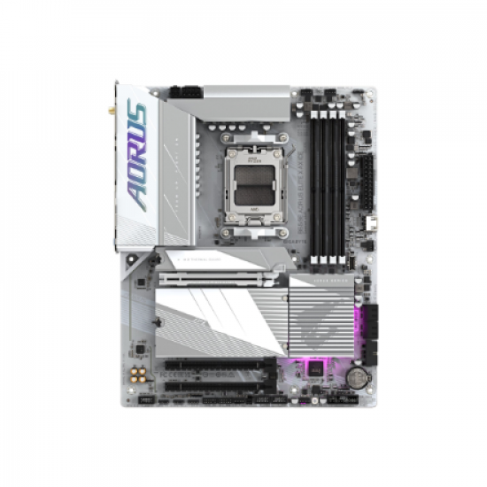 Gigabyte B650E A ELITE X ICE | Processor family AMD | Processor socket AM5 | DDR5 | Supported hard disk drive interfaces SATA, M.2 | Number of SATA connectors 4