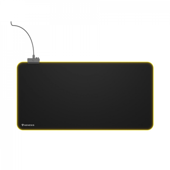 Genesis Mouse Pad | Boron 500 XXL RGB | Mouse pad | 400 x 800 x 4 mm | Black