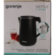 SALE OUT.  | Gorenje Kettle | K15DWBK | Electric | 2200 W | 1.5 L | Stainless steel | 360° rotational base | Black | DAMAGED PACKAGING, SCRATCHED