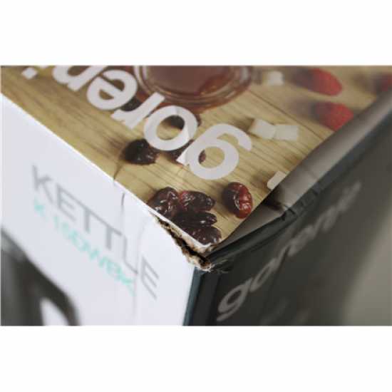 SALE OUT.  | Gorenje Kettle | K15DWBK | Electric | 2200 W | 1.5 L | Stainless steel | 360° rotational base | Black | DAMAGED PACKAGING, SCRATCHED
