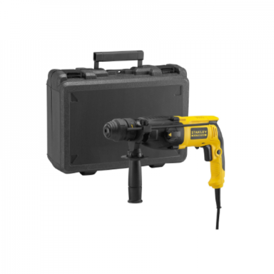 Stanley | 2.4J SDS Plus Hammer Drill With Quick Change Chuck, Kitbox | SFMEH210K-QS | 800 W