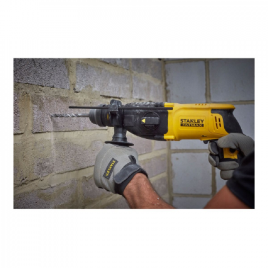 Stanley | 2.4J SDS Plus Hammer Drill With Quick Change Chuck, Kitbox | SFMEH210K-QS | 800 W