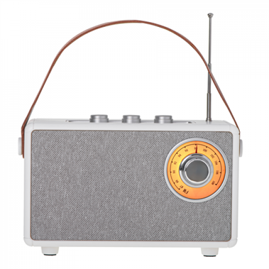 Camry | Speaker with radio | CR 1902 W | White | Wireless connection