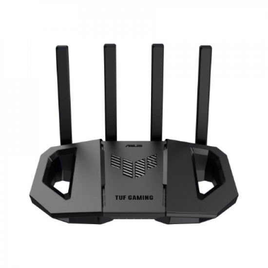 Dual-band Gaming Router | TUF-BE3600 | 802.11ax | 10/100/1000 Mbit/s | Ethernet LAN (RJ-45) ports 5 | Mesh Support Yes | MU-MiMO No | No mobile broadband | Antenna type External | 1x USB 3.2 Gen 1