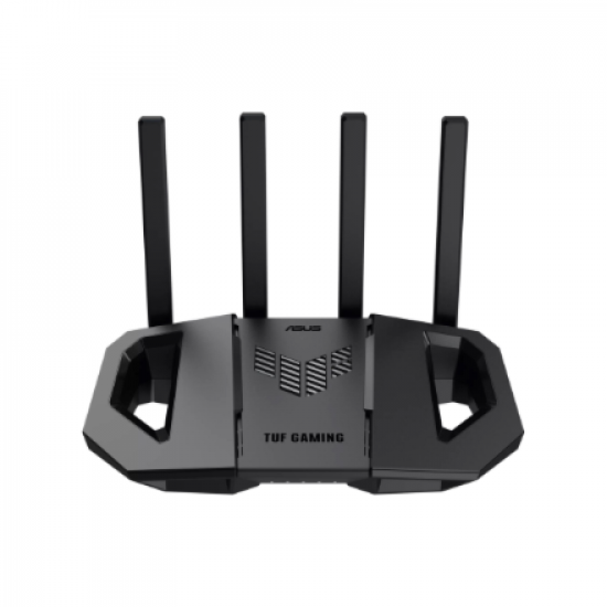 Dual-band Gaming Router | TUF-BE3600 | 802.11ax | 10/100/1000 Mbit/s | Ethernet LAN (RJ-45) ports 5 | Mesh Support Yes | MU-MiMO No | No mobile broadband | Antenna type External | 1x USB 3.2 Gen 1