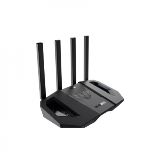 Dual-band Gaming Router | TUF-BE3600 | 802.11ax | 10/100/1000 Mbit/s | Ethernet LAN (RJ-45) ports 5 | Mesh Support Yes | MU-MiMO No | No mobile broadband | Antenna type External | 1x USB 3.2 Gen 1