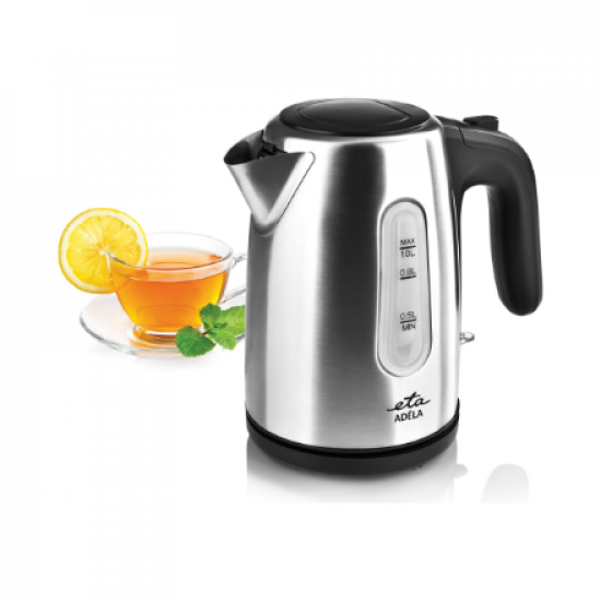 ETA Kettle | ETA160490000 ADÉLA | Electric | 1600 W | 1 L | Stainless Steel | 360° rotational base | Stainless Steel