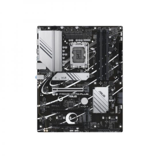 Asus PRIME H770-PLUS | Processor family Intel | Processor socket LGA1700 | DDR5 DIMM | Supported hard disk drive interfaces SATA, M.2 | Number of SATA connectors 4
