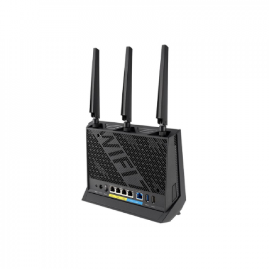 Wireless Wifi 7 Dual Band Gigabit Router | RT-BE86U | 802.11be | 6800 Mbit/s | Ethernet LAN (RJ-45) ports 5 | Mesh Support Yes | MU-MiMO No | 4G/5G | Antenna type External/Internal | 2