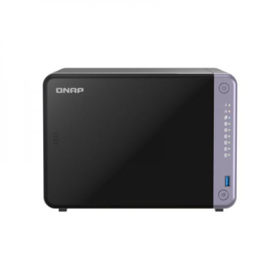 QNAP Cost-effective 6-bay 10GbE NAS | TS-632X-4G | Alpine | AL524 | Processor frequency 2 GHz | 4 GB | DDR4 SODIMM | 120W adapter (12VDC), 100-240VAC