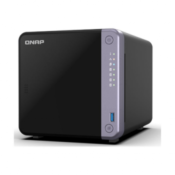 QNAP Cost-effective 4-bay 10GbE NAS | TS-432X-4G | Alpine | AL524 | Processor frequency 2 GHz | 4 GB | DDR4 SODIMM | 90W adapter (12VDC), 100-240VAC