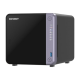 QNAP Cost-effective 4-bay 10GbE NAS | TS-432X-4G | Alpine | AL524 | Processor frequency 2 GHz | 4 GB | DDR4 SODIMM | 90W adapter (12VDC), 100-240VAC
