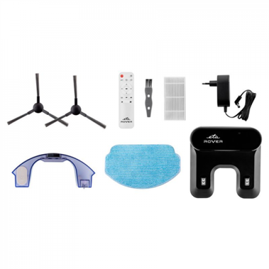 ETA Robot Vacuum Cleaner | ETA124890010 ROVER | Wet&Dry | Operating time (max) 110 min | Li-Ion | 2600 mAh | Dust capacity 0.2 L | White