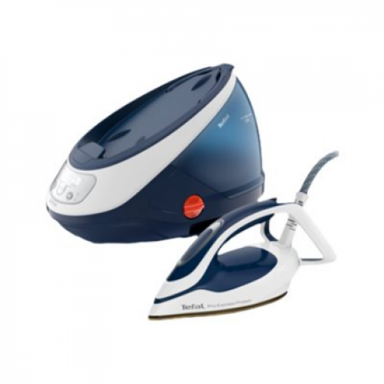 TEFAL | Steam Generator | GV9221E0 Pro Express Protect | 2600 W | 1.8 L | 7.6 bar | Vertical steam function | Calc-clean function | Blue/White