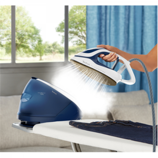 TEFAL | Steam Generator | GV9221E0 Pro Express Protect | 2600 W | 1.8 L | 7.6 bar | Vertical steam function | Calc-clean function | Blue/White