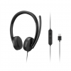 Lenovo Headset | USB-A Stereo Gen 2 | Built-in microphone | Wired | Black