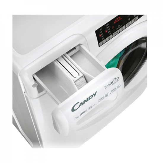 Candy | Washing Machine | CO 474TWM6/1-S | Energy efficiency class A | Front loading | Washing capacity 7 kg | 1400 RPM | Depth 49 cm | Width 60 cm | Digital | Wi-Fi | White