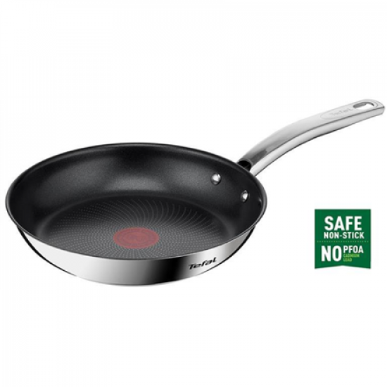 TEFAL | Frying Pan | B8170444 Intuition | Frying | Diameter 24 cm | Suitable for induction hob | Fixed handle | Black