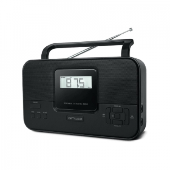 Muse Stereo Portable Radio | M-087 MB PLL | AUX in | FM radio | Headphone out