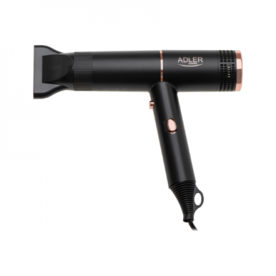 Adler Hair Dryer | AD 2278 | 1400 W | Number of temperature settings 2 | Ionic function | Black