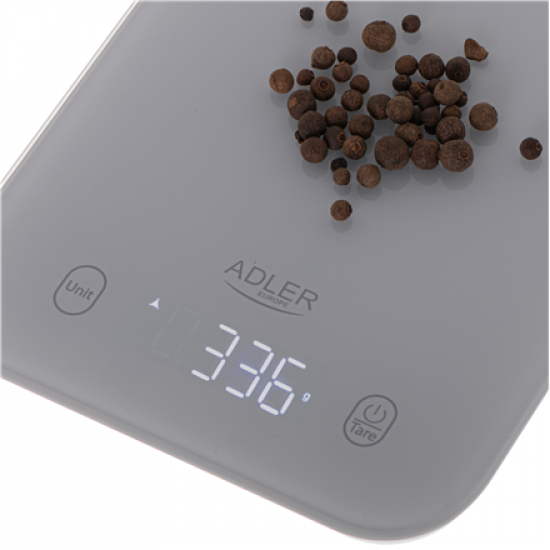 Adler Kitchen Scale | AD 3181g | Graduation 1 g | Display type LED | Grey