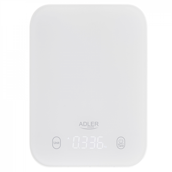 Adler Kitchen Scale | AD 3181w | Graduation 1 g | Display type LED | White