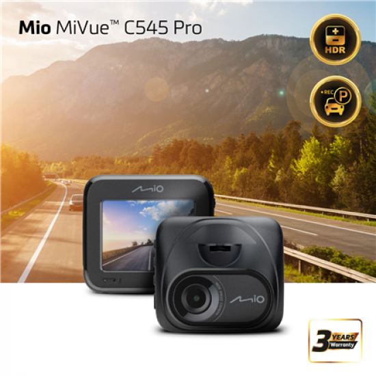 Mio Dash Cam with HDR | MiVue C545Pro | 2.0