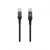 Fixed | Cable USB-C/USB-C with display, PD support, 1.2m, USB 2.0, 100W | FIXDD-CC12-BK