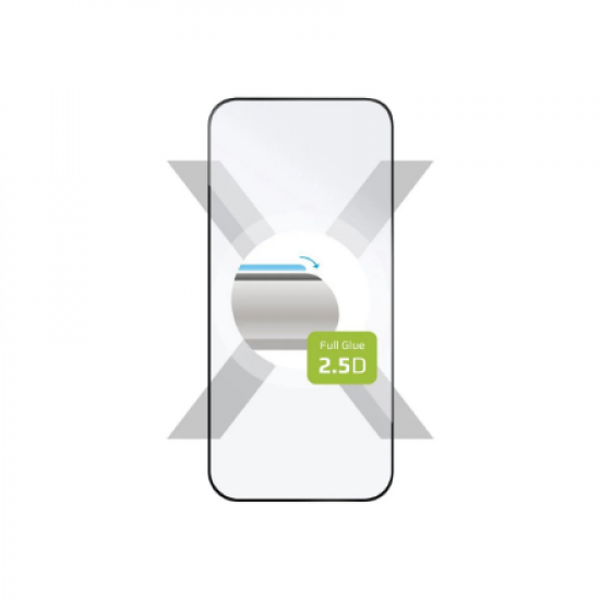 Fixed | Screen Protector | Apple | iPhone 16 Pro Max | Tempered Glass | Black | Full Cover 2.5D