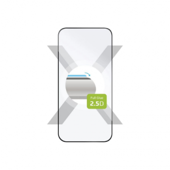 Fixed | Full Cover 2.5D | Apple | iPhone 16 Pro | Tempered Glass | Black | Screen Protector