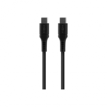 Fixed | Liquid Silicone Cable USB-C/USB-C, 2m, 60W | FIXDLS-CC2-BK