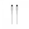 Fixed | Liquid Silicone Cable USB-C/USB-C, 2m, 60W | FIXDLS-CC2-WH