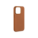 Fixed MagLeather | Back cover | Apple | iPhone 16 Pro Max | Leather | Brown