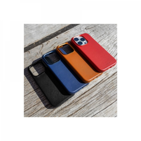 Fixed MagLeather | Back cover | Apple | iPhone 16 | Leather | Red