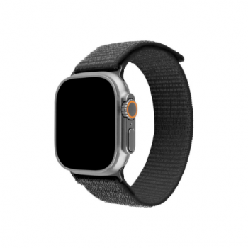 Fixed | Sporty Strap for Apple Watch Ultra 49mm | 160-210 mm | Dark gray | Nylon