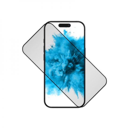 Fixed | Privacy Full Cover | Apple | iPhone 16 Pro Max | Tempered Glass | Black | Screen Protector