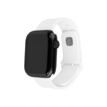 Fixed | Sporty Strap Set for Apple Watch Ultra 49mm | 180-250 mm | White | Silicone